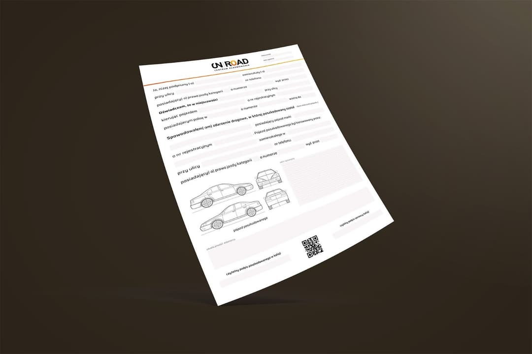 Oświadczenie sprawcy kolizji - wzór PDF do pobrania