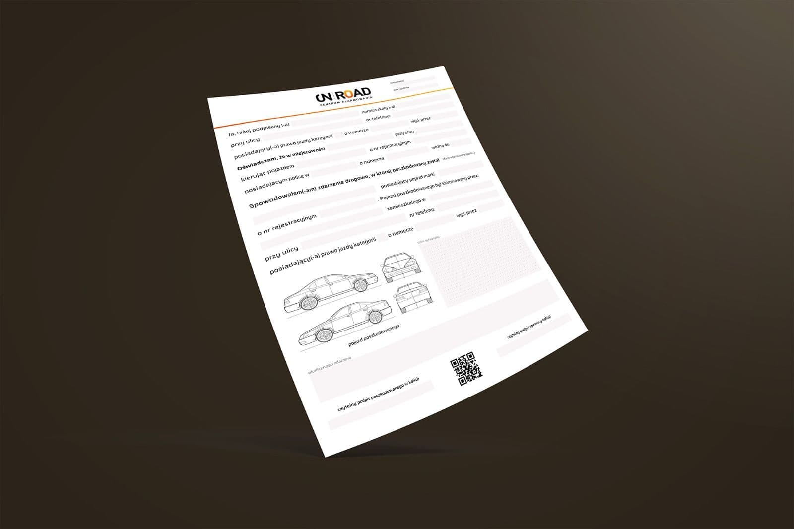 Oświadczenie sprawcy kolizji - wzór PDF do pobrania