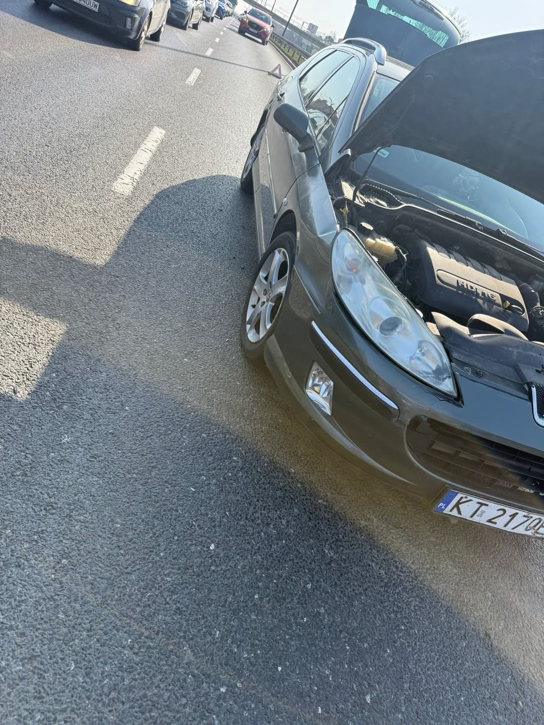 Zdarzenie drogowe – Kraków, ul. Wielicka (Bieżanów-Prokocim)